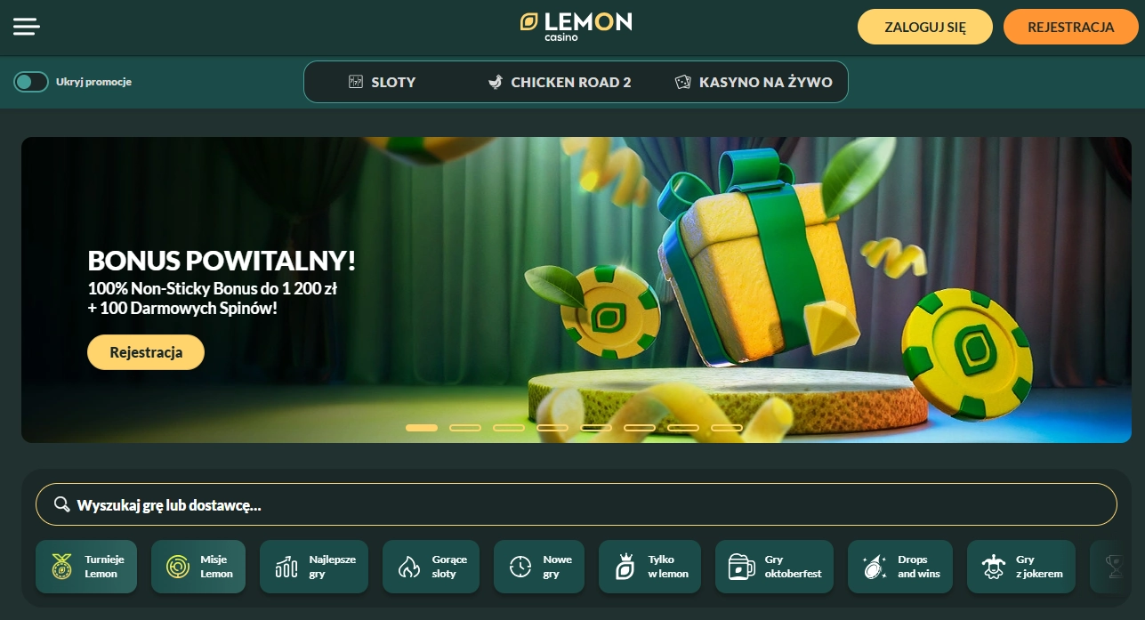 Jak wykorzystać casino kod promocyjny Lemon Casino bonus